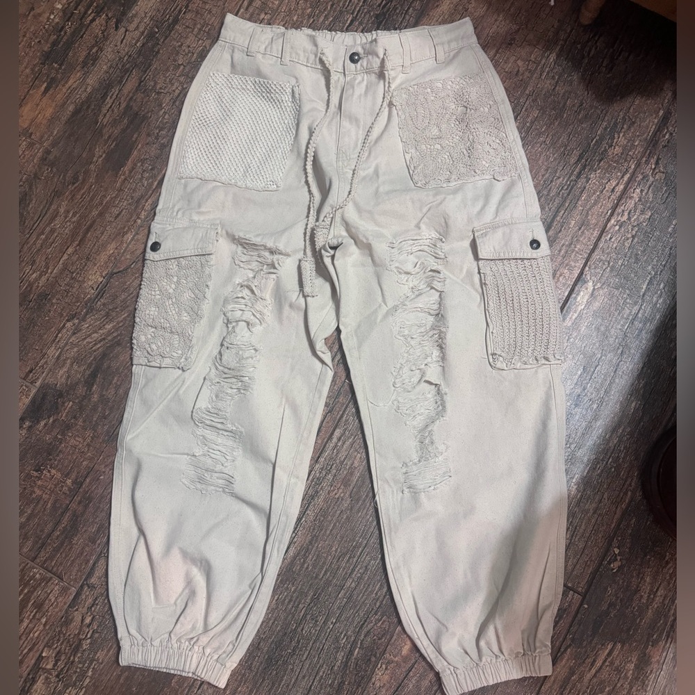 POL Pant with crochet detail-never worn